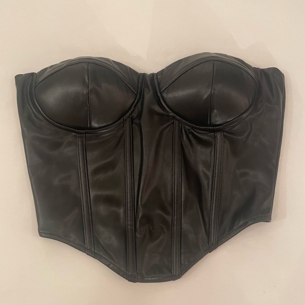 Pretty little thing leather corset